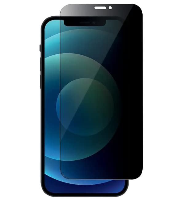heartz iPhone 12 Mini ile Uyumlu Hayalet 6D CAM Ekran Koruyucu, 12 Mini 6D GLASS Privacy Ekran Koruyucu Kırılmaz
