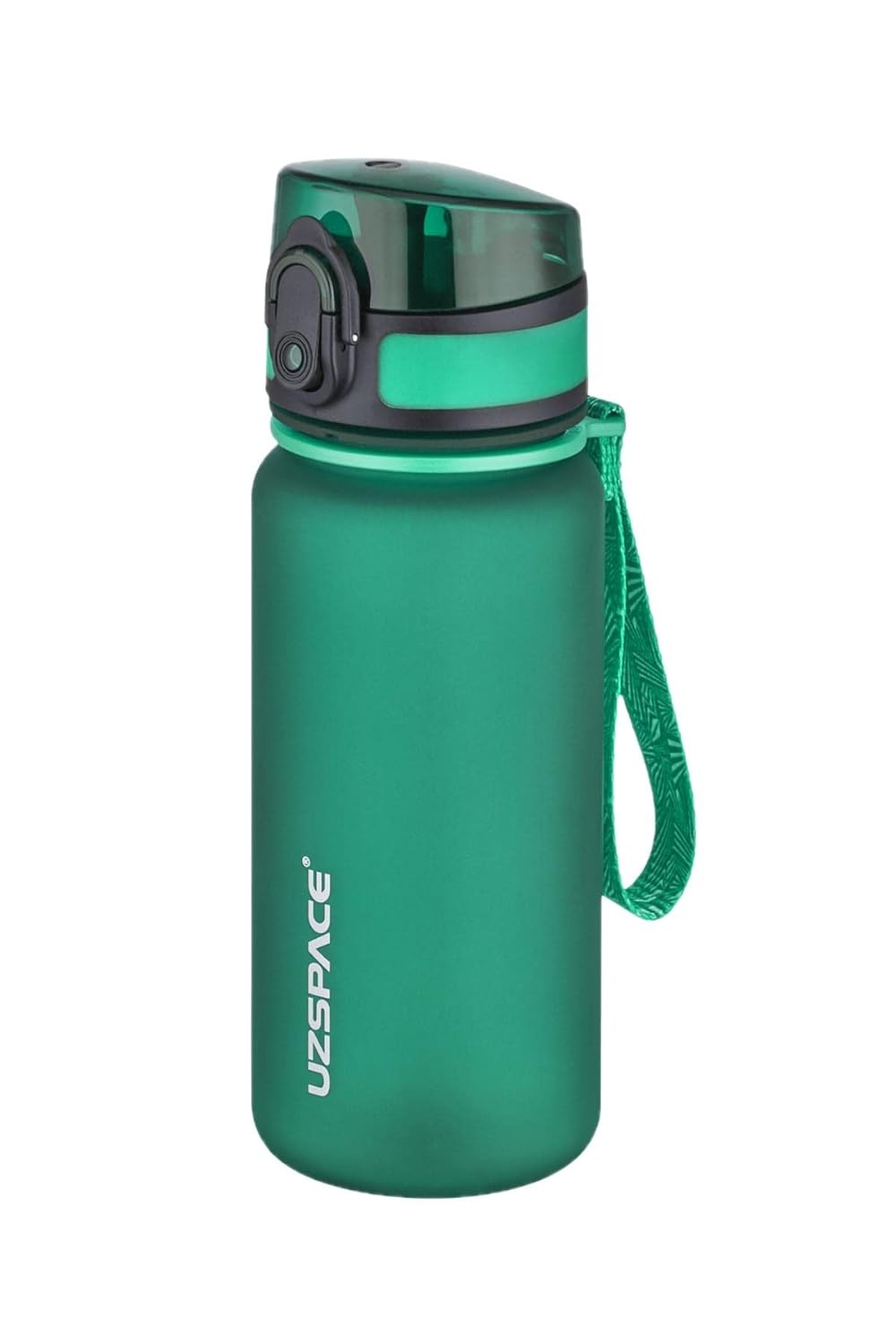 Uzspace FiftyFifty Pipetli(ısırılamaz) 440 ml Silikon Gövde Tritan Su Matarası