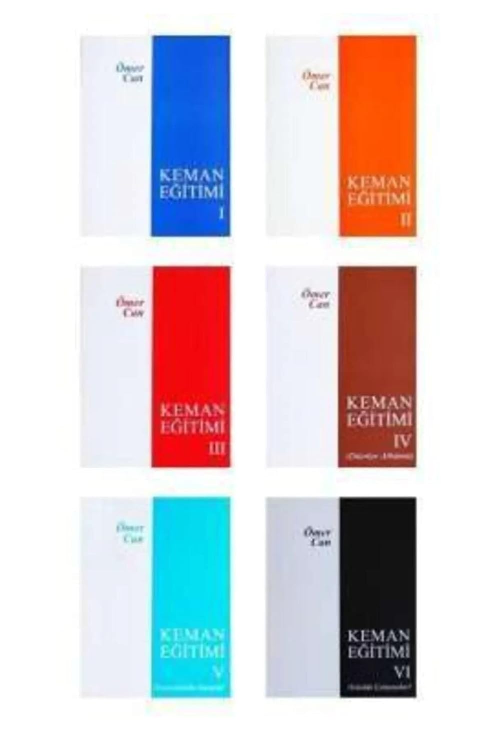 Müzik Ömer Can Keman Eğitimi 6 Kitap (set) - Ömercan Keman Metodu