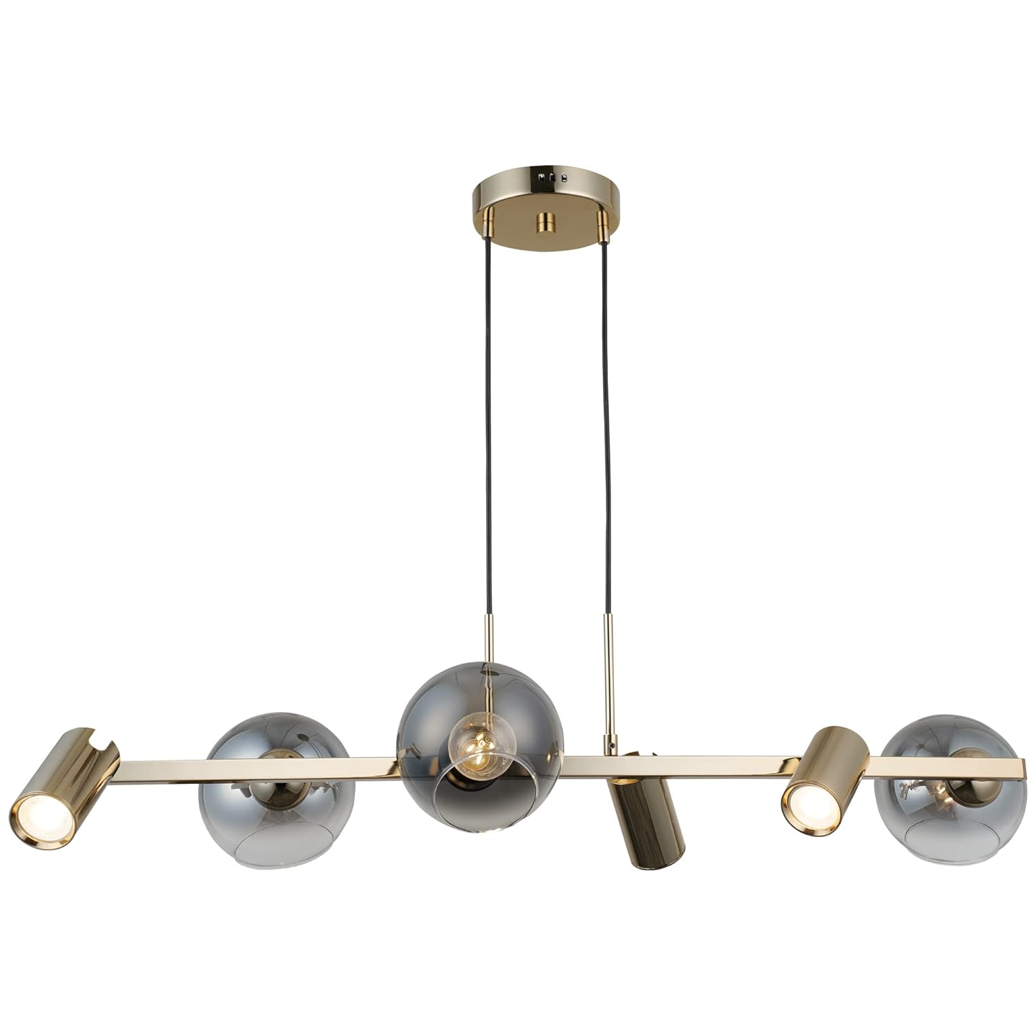 Lucea Tıerra 3+3 Altın Sıralı Avize 3xgu10+3xe27