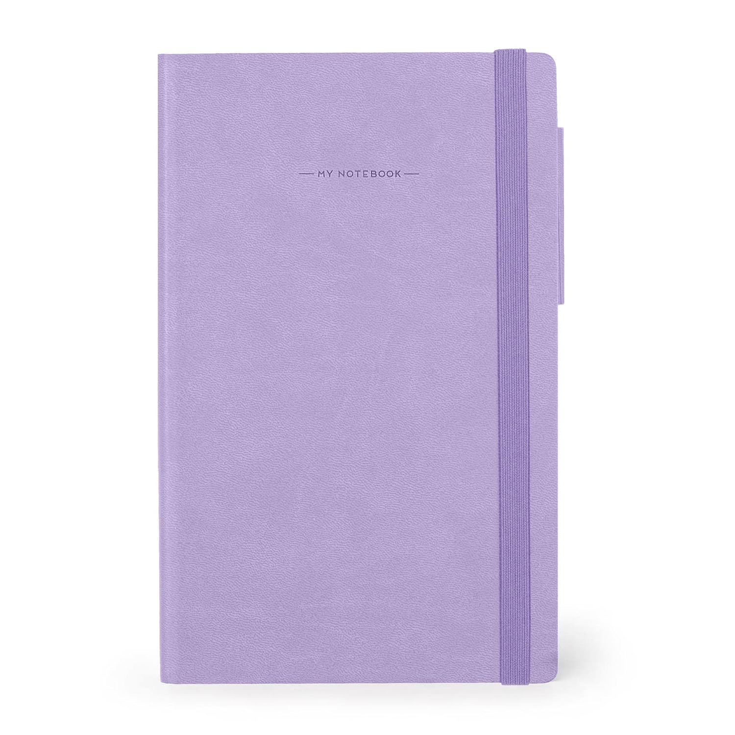 Legami - Not Defteri, Çizgili, Medium, 192 Sayfa, Yumuşak PU Cilt, FSC® Sertifikalı Kağıt, Fildişi Renkli Kağıt 90 g/m², Aylık Planlayıcı, Adres Defteri, Yer İşareti, 13 x 21 cm, Renk Lavanta