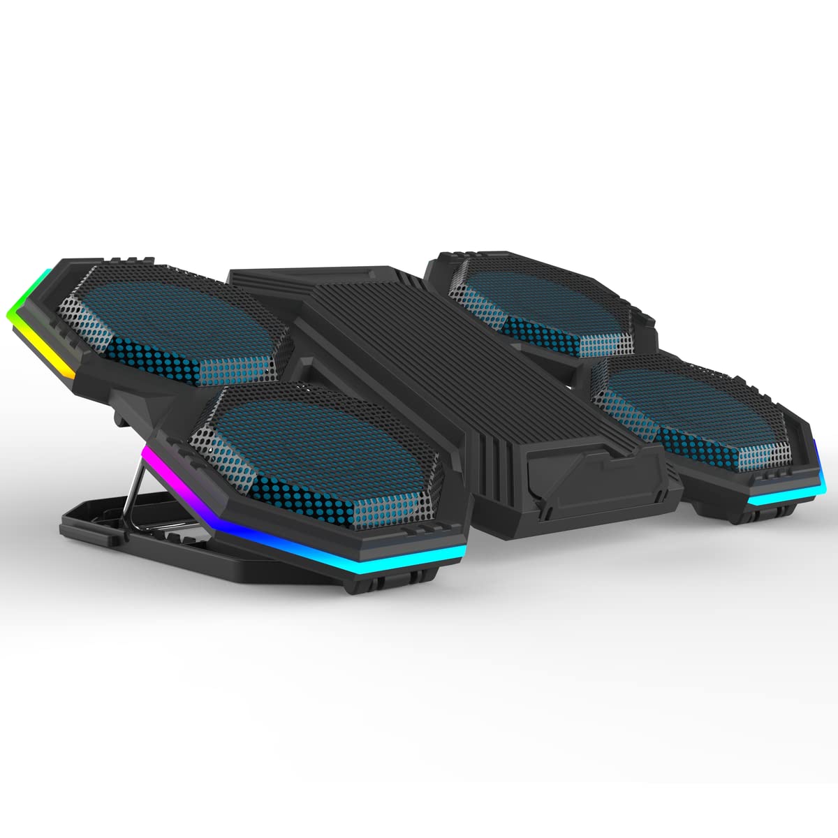 iDock F12-1 Black 2600RPM Yüksek Devirli Fan Gaming Laptop Soğutucu Stand