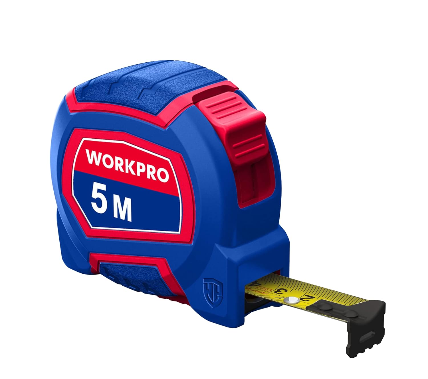 WORKPRO WP261009 5Mx19mm/16Ft. Naylon Kaplama Sarı Çelik Şerit Metre