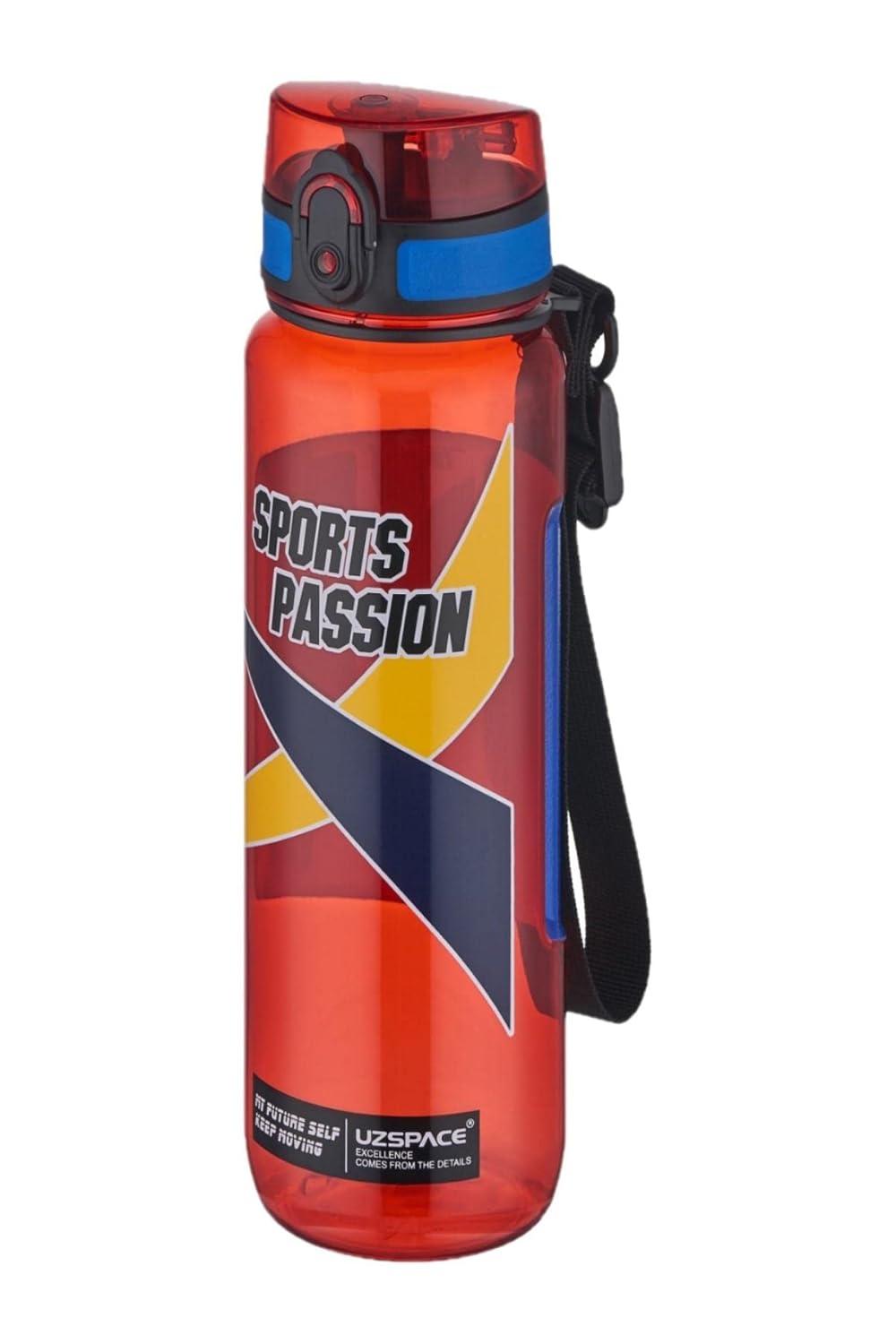 Uzspace Sports Passion 500 ml Tritan Su Matarası Kaydırmaz Tutma Özelliği