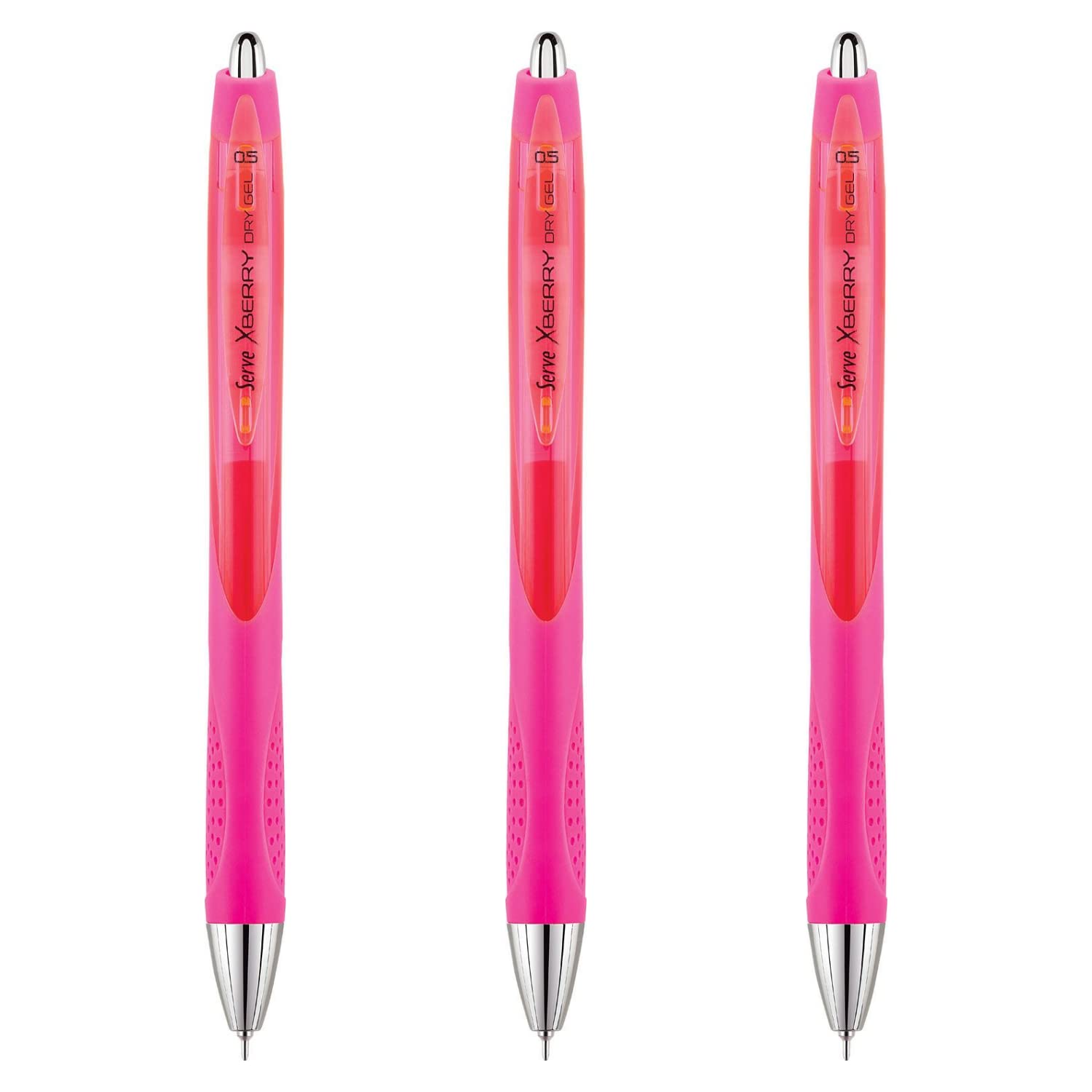 SERVE XBERRY JEL KALEM 05MM IGNE UC PEMBE 08 3LU SET