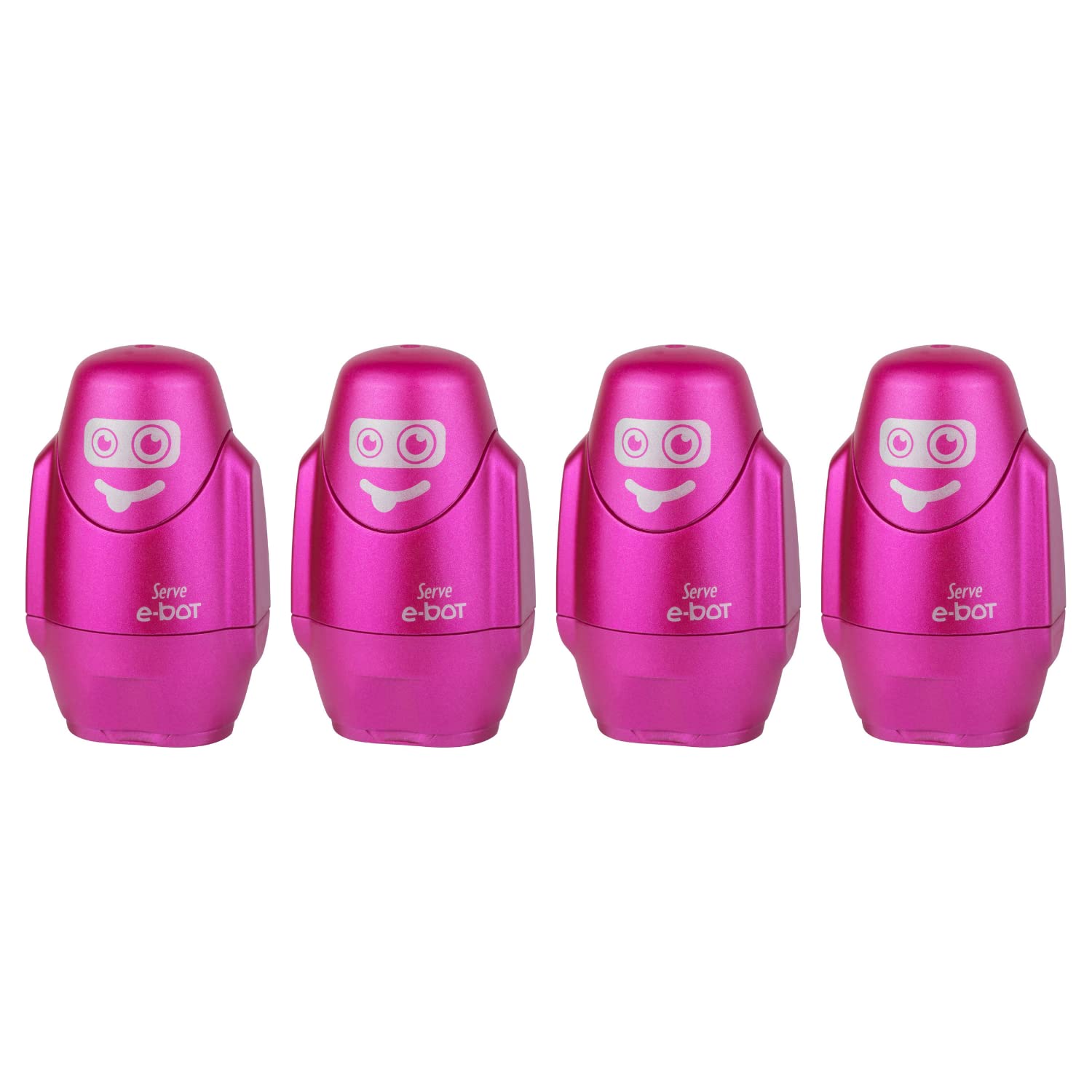 SERVE E-BOT SILGILI KALEMTIRAS METALIK PEMBE 4LU SET