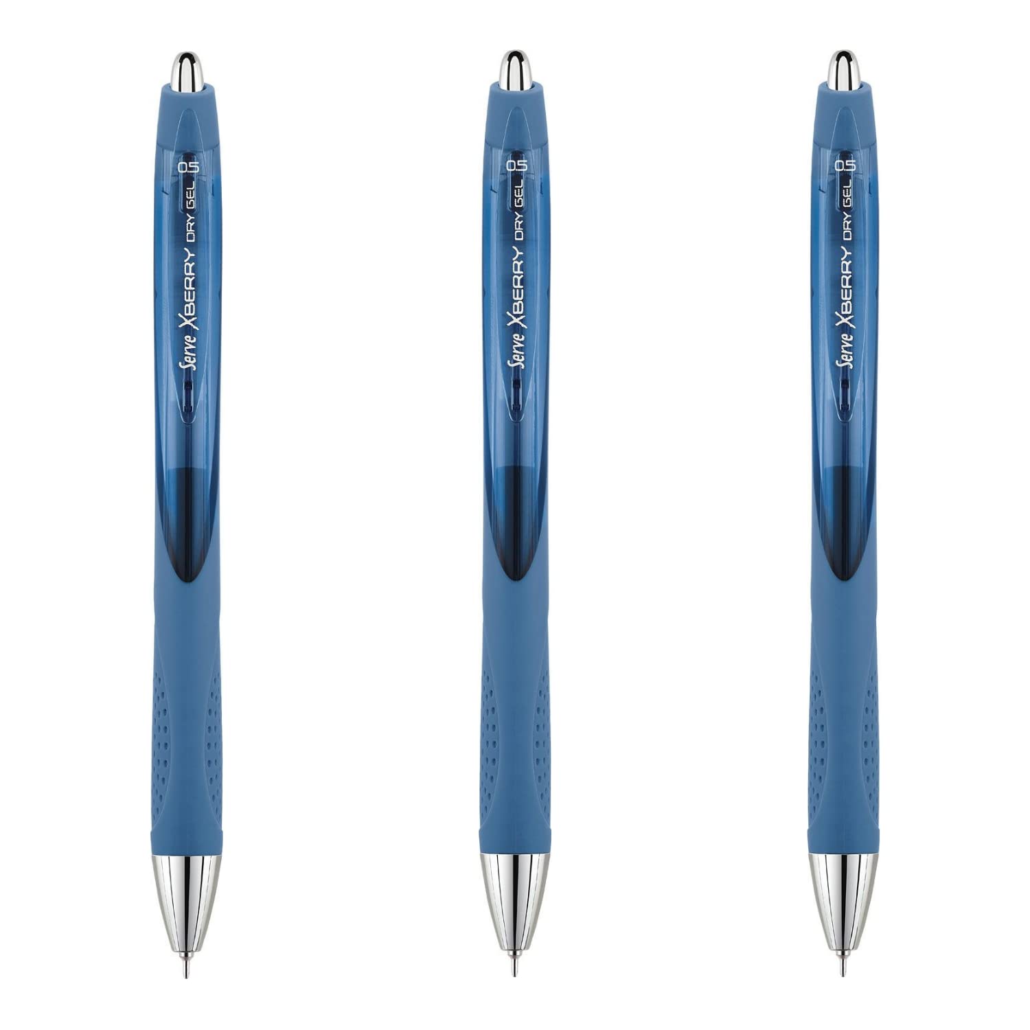 SERVE XBERRY JEL KALEM 05MM IGNE UC MAVI-SIYAH 14 3LU SET