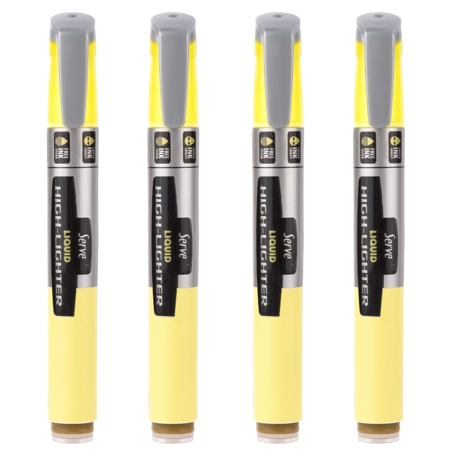 SERVE LIKIT FOSFORLU KALEM PASTEL SARI 4LU SET