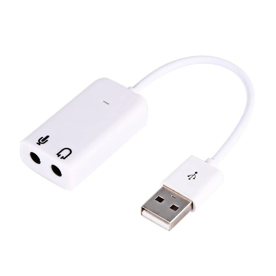 Harici Kablolu 7.1 Usb Ses Kartı 3.5mm Mikrofon Çevirici Dönüştürücü Adaptö
