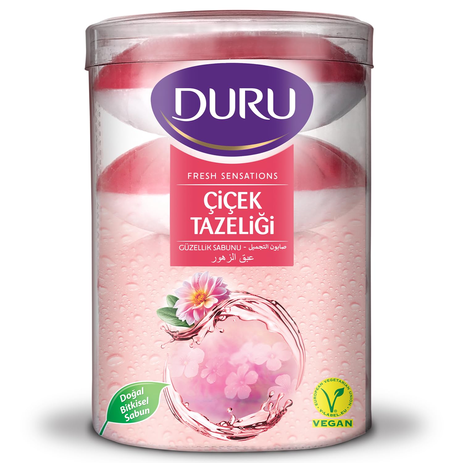 DURU Fresh Sensations Çicek Tazeliği Sabun, 100 Gramx4