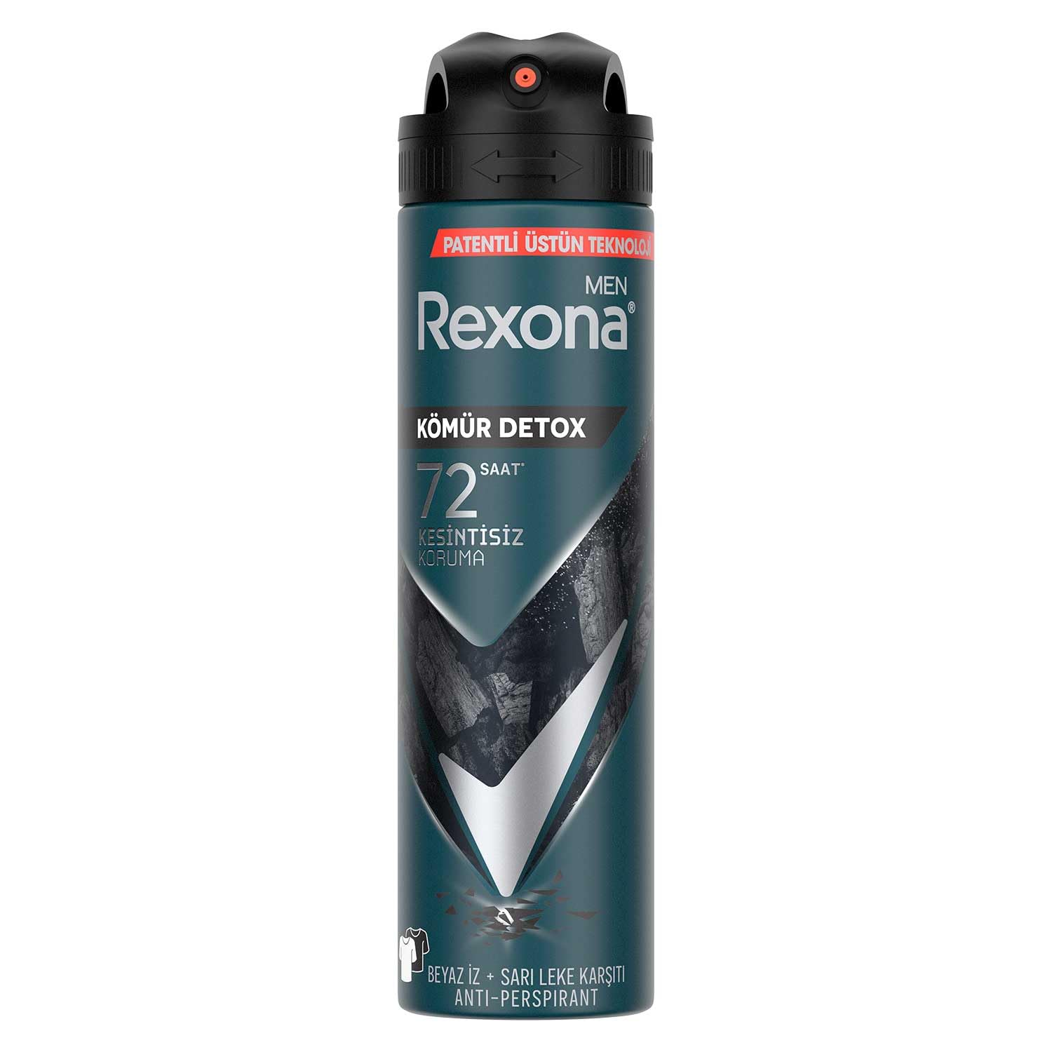 Rexona Men Erkek Sprey Deodorant Kömür Detox 150 ml