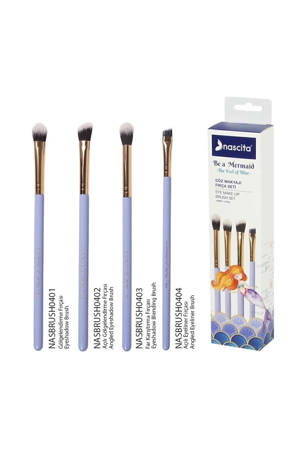 Nascita Be a Mermaid Göz Makyajı Fırça Seti - 87