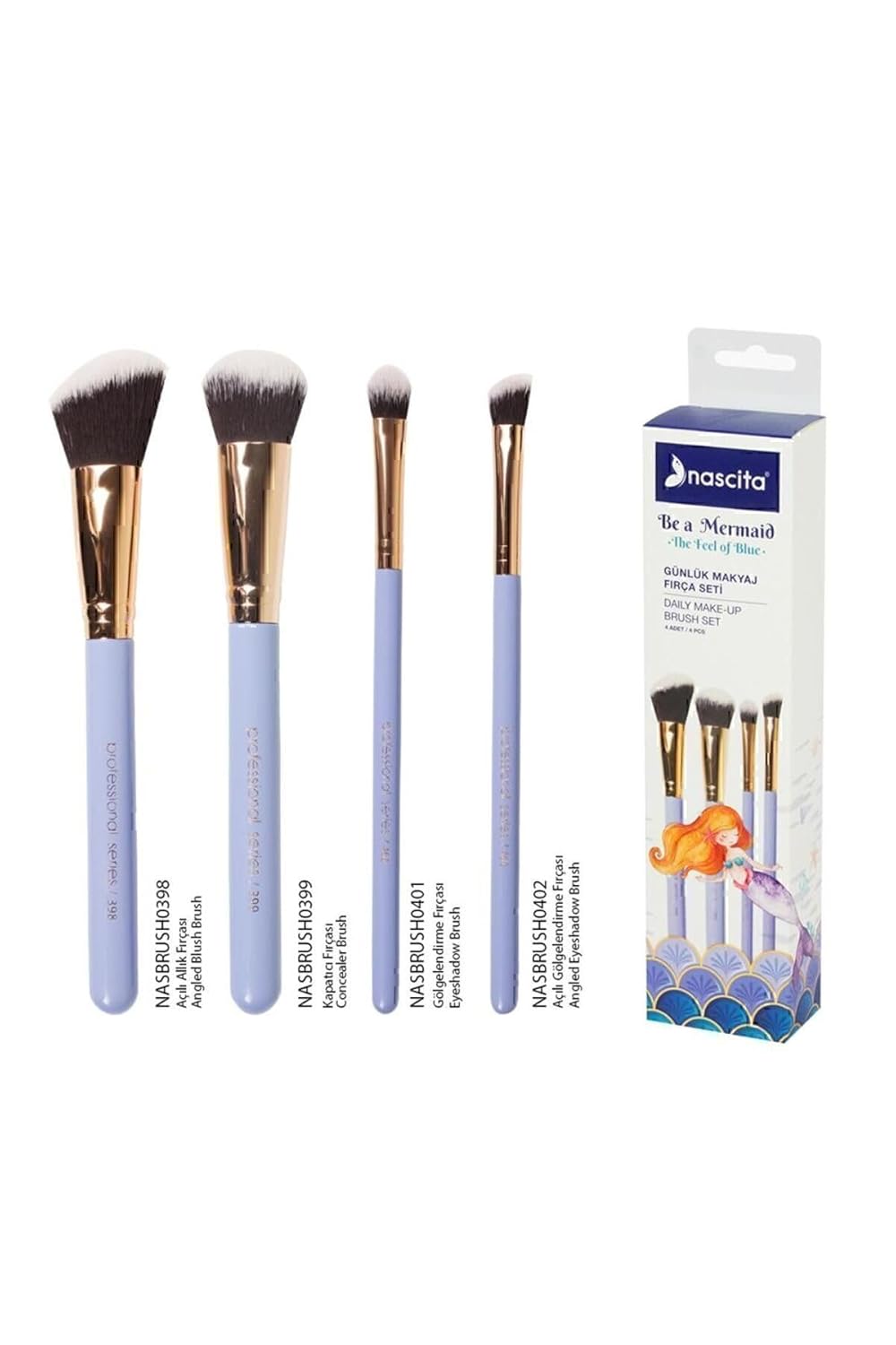 Nascita Be a Mermaid Günlük Makyaj Fırça Seti - 88