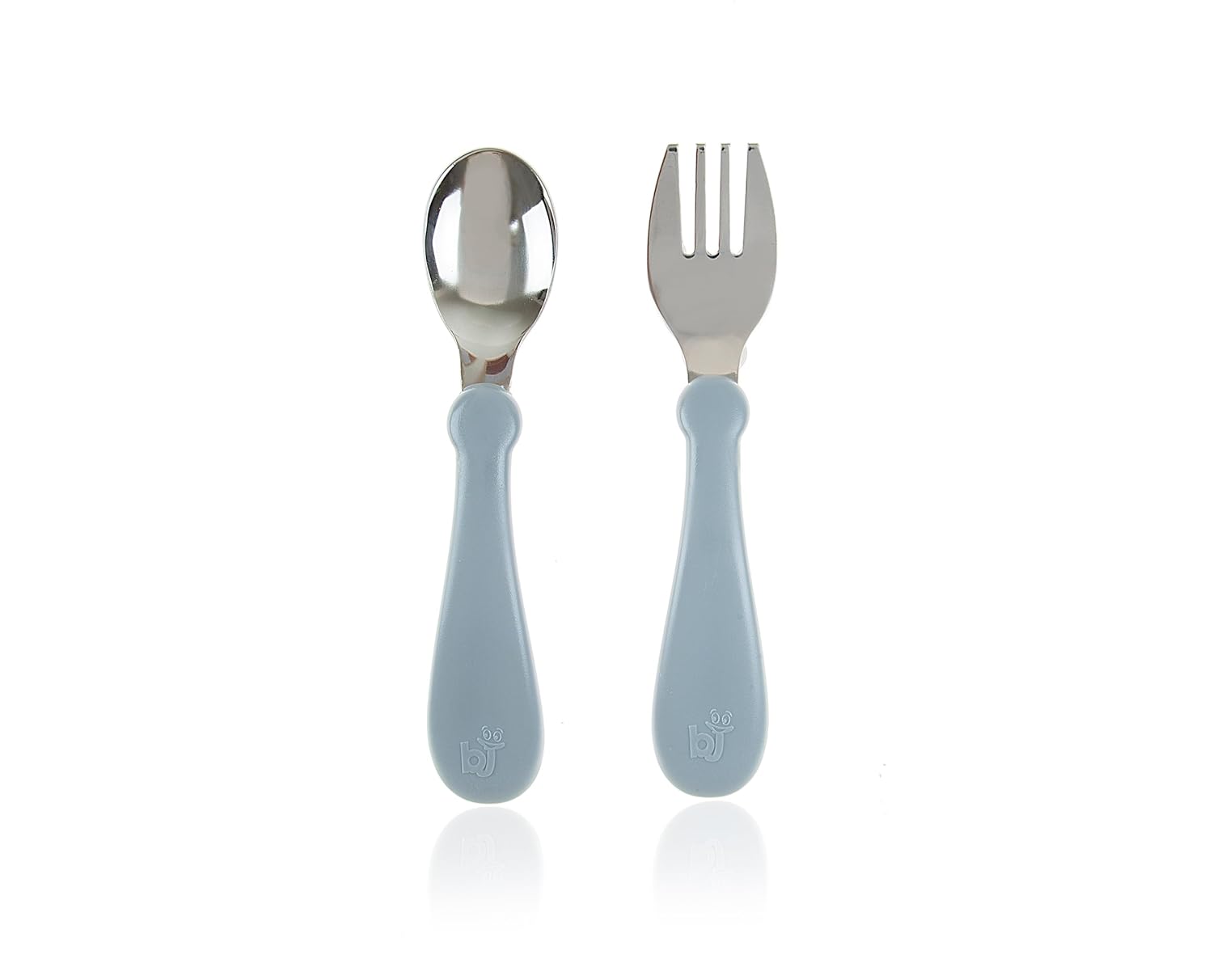 BABYJEM PASLANMAZ ÇELİK ÇATAL KAŞIK SETİ GRİ