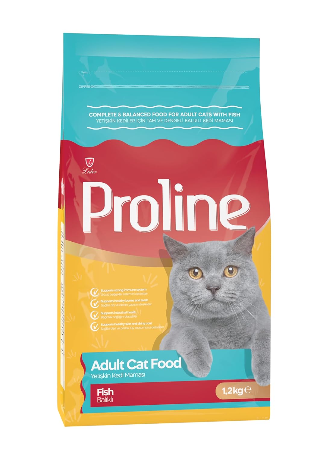 Proline Balıklı Yetişkin Kedi Maması 1.2 KG