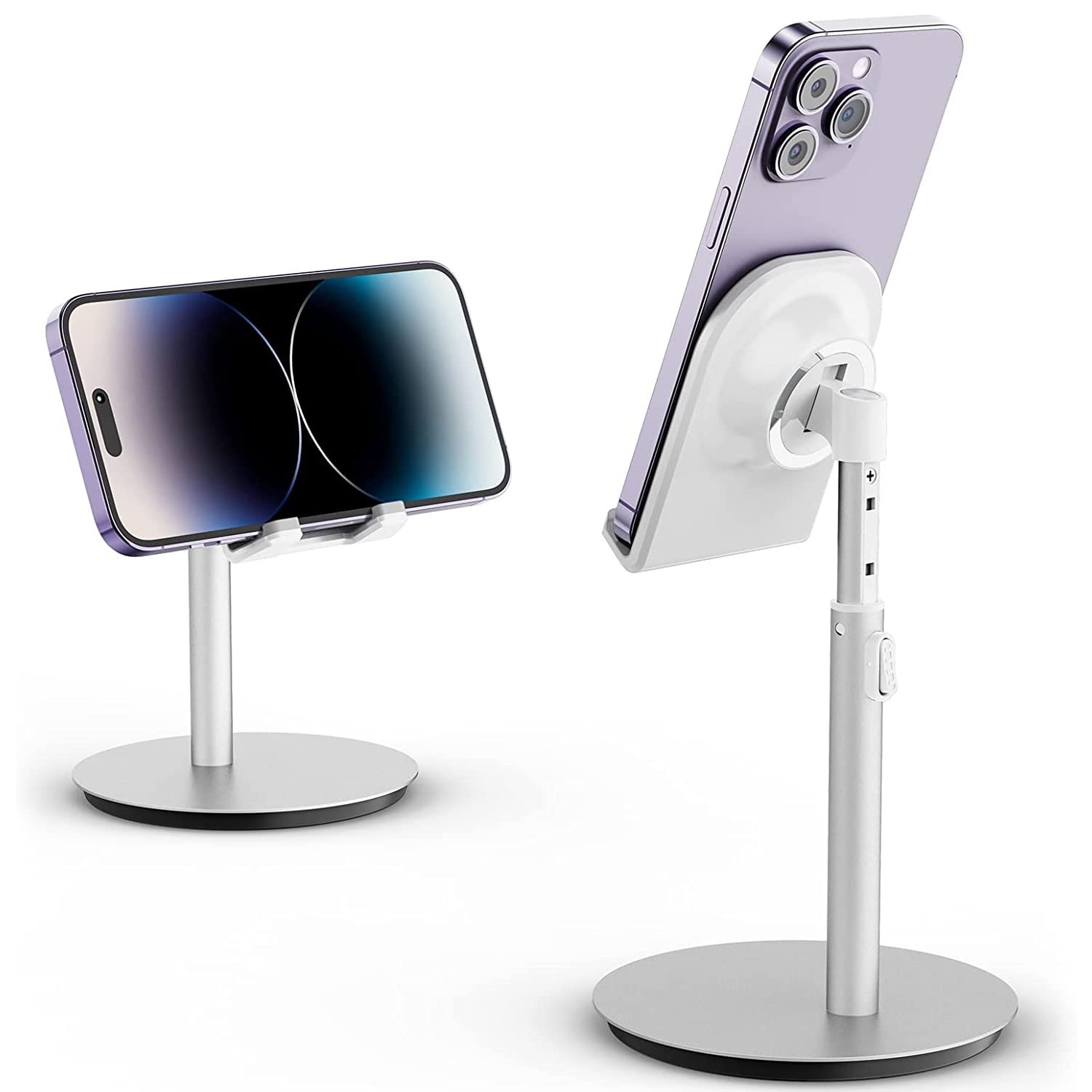Bix Saiji S1-II Masa için Cep Telefonu & Tablet Standı, Ayarlanabilir Yükseklik Açısı, iPhone, iPad,