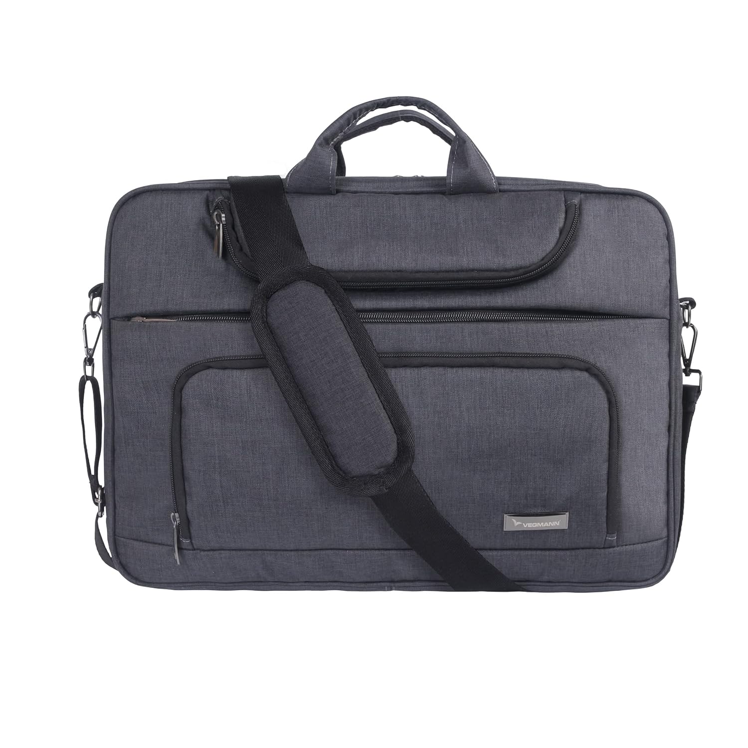 Vegmann Norma Dizüstü Bilgisayar Uyumlu Evrak ve Laptop Çantası (Antrasit, 17.3 inch)