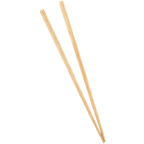 Kiyomi Çok kullanımlık Bambu Sade Ahşap Chopstick | Tekrar Kullanılabilir ve Yıkanabilir Bambu Chopstick | Kore Çin Japon Yemek Çubukları | 22,5 cm