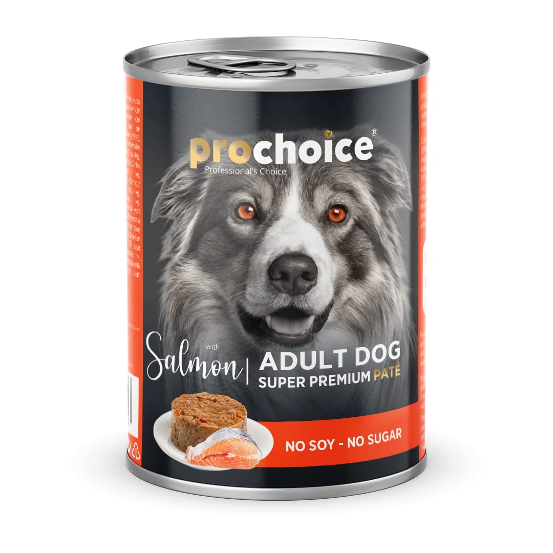 Prochoice Yetişkin Köpekler İçin, Somon Balıklı ve Pirinçli Ezme, 400 g x 12 adet
