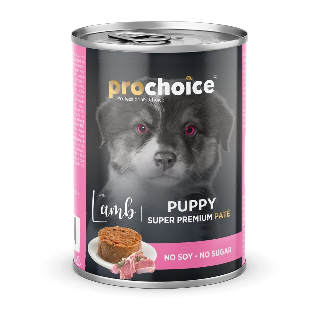 Prochoice Yavru Köpekler İçin, Kuzu Etli ve Pirinçli Ezme, 400 g x 12 adet