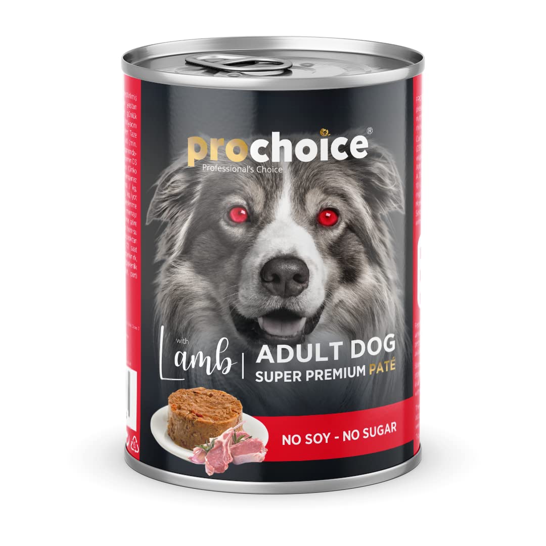 Prochoice Yetişkin Köpekler İçin, Kuzu Etli ve Pirinçli Ezme, 400 g x 12 adet