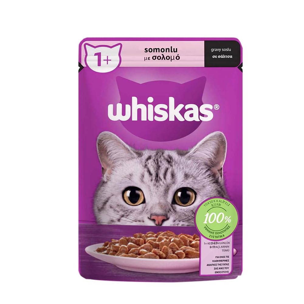 Whiskas Somonlu Poşet Yaş Mama 85 G Tekli Paket