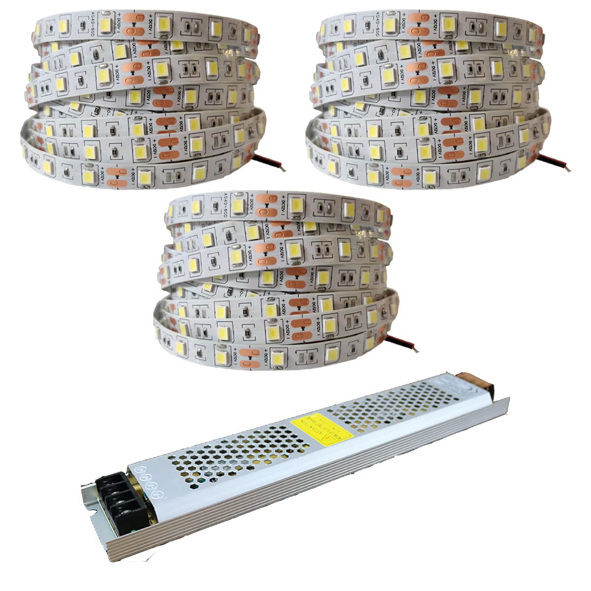 Amber LED 4040 Yeni Nesil 15 Metre Şerit + 12v 16.5 200 Watt Trafo Oturma Odası, Yatak Odası ve Mutfak için Gizli Aydınlatma (Beyaz)