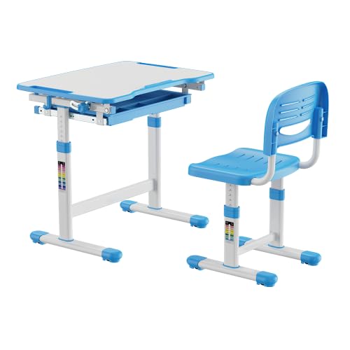Digitus Ayarlanabilir Ergonomik Çoçuk Aktivite Masası (3-10 Yaş Mavi Renk)