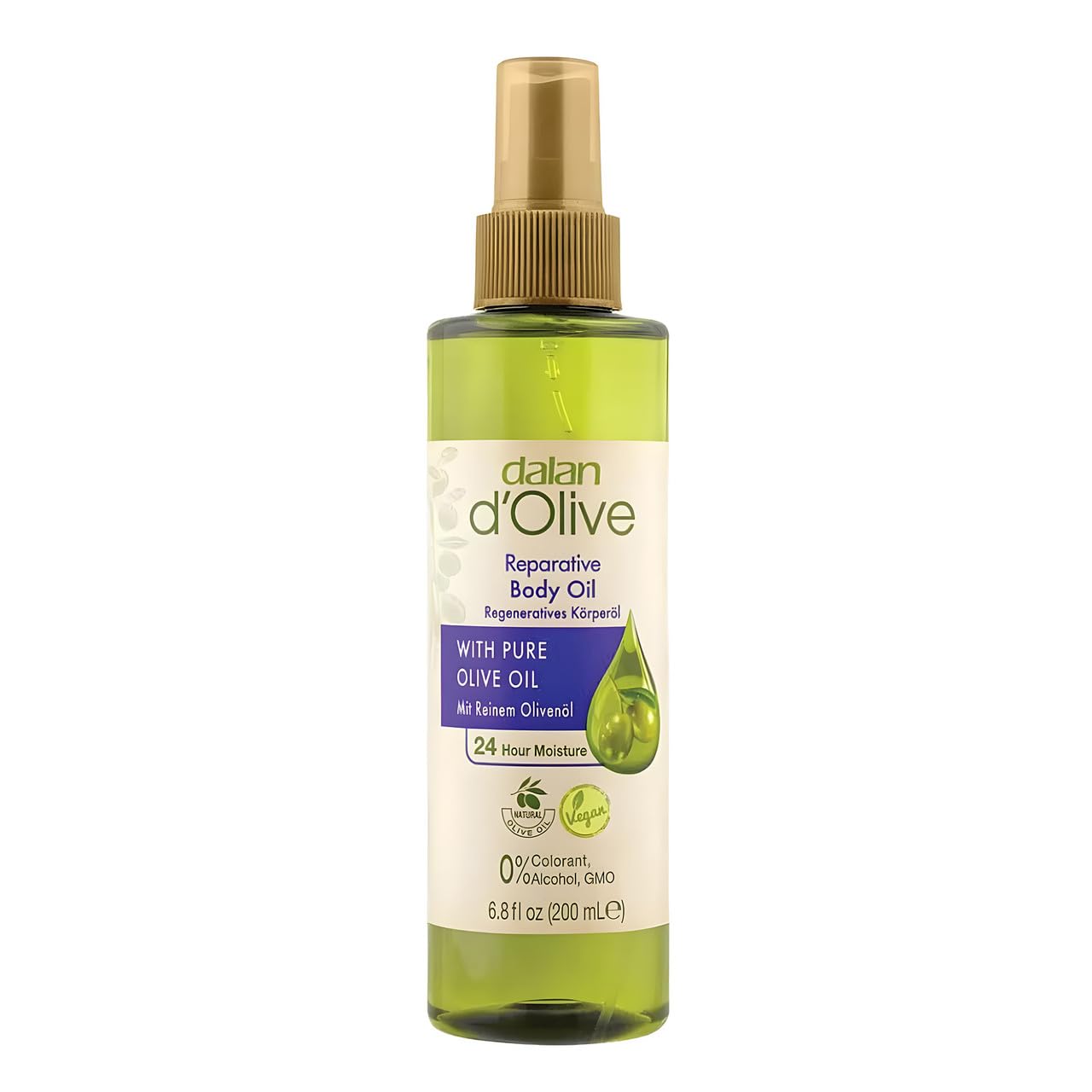 Dalan d’Olive Onarıcı Vücut Yağı Doğal Zeytinyağlı 200 ml