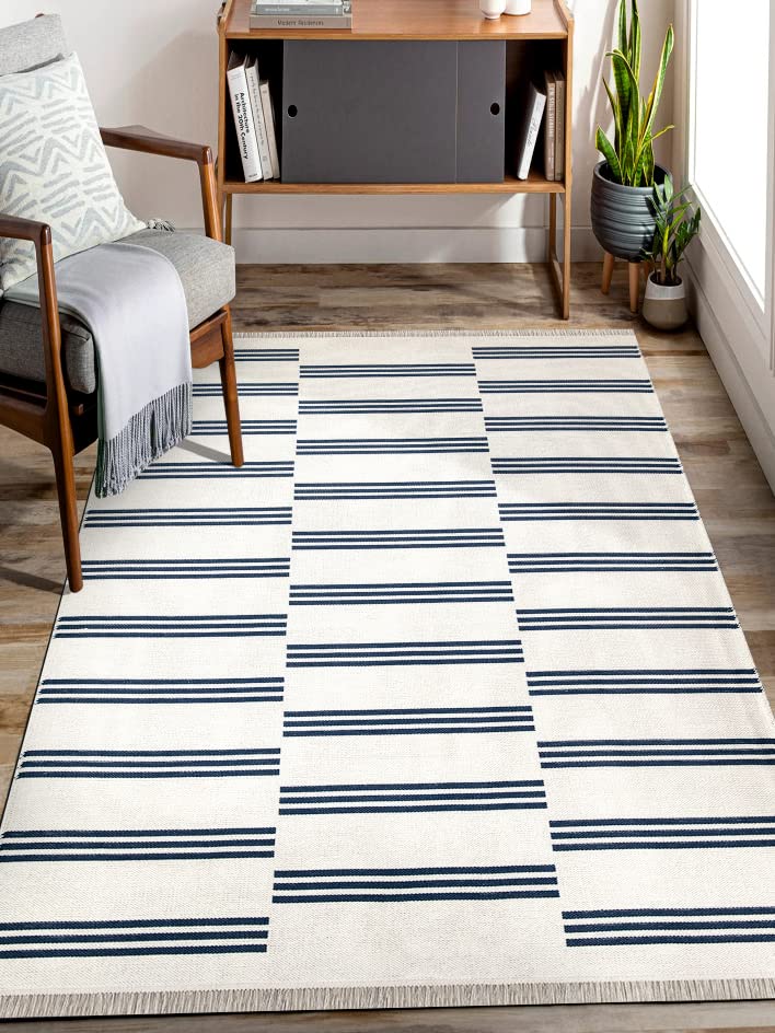 MEC HOME Karesse 133 - Modern, Yıkanabilir, Çift Taraflı Kilim - 7 Boyut Seçeneği ile Salon, Yatak Odası, Mutfak ve Antre Kilim (80x120)