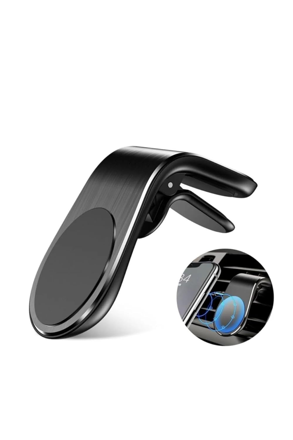 Ecoform Oto Araç İçi Manyetik Mıknatıslı Mandallı Klima Telefon Tutucu