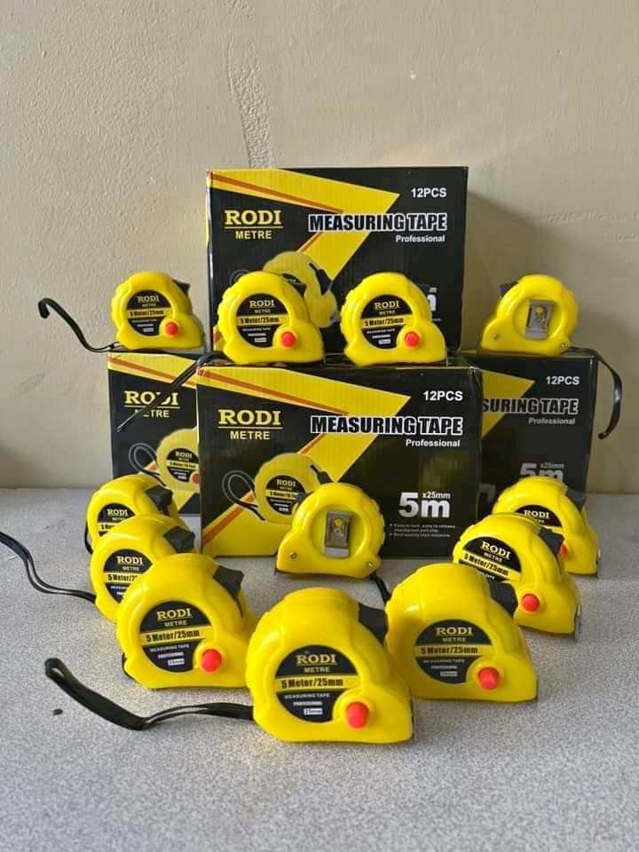 Rodi Şerit Metre 5 Metre * 25 Mm Kilitli Askılı