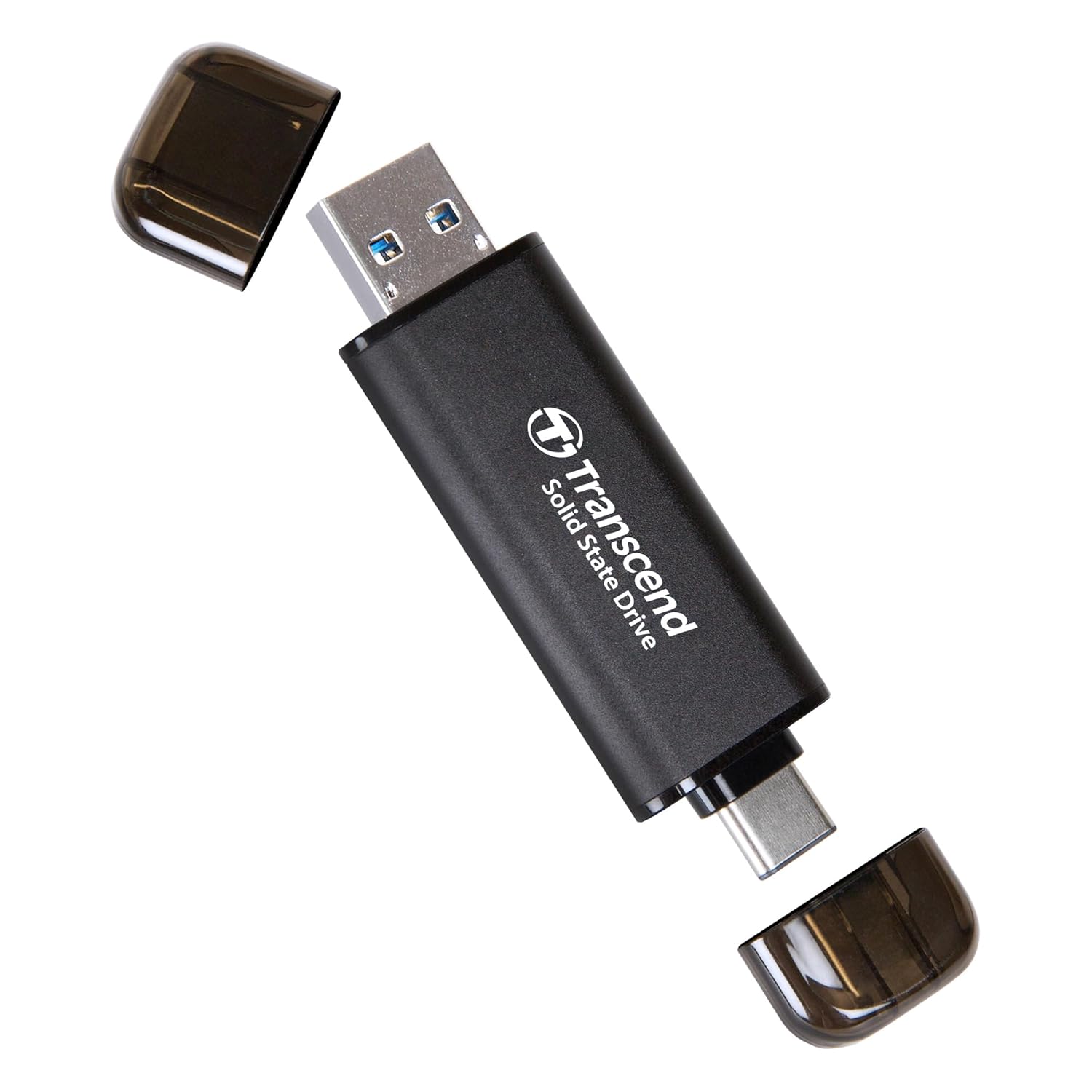 Transcend 256GB USB/Type-C 10Gbps Taşınabilir Harici SSD TS256GESD310C - Siyah