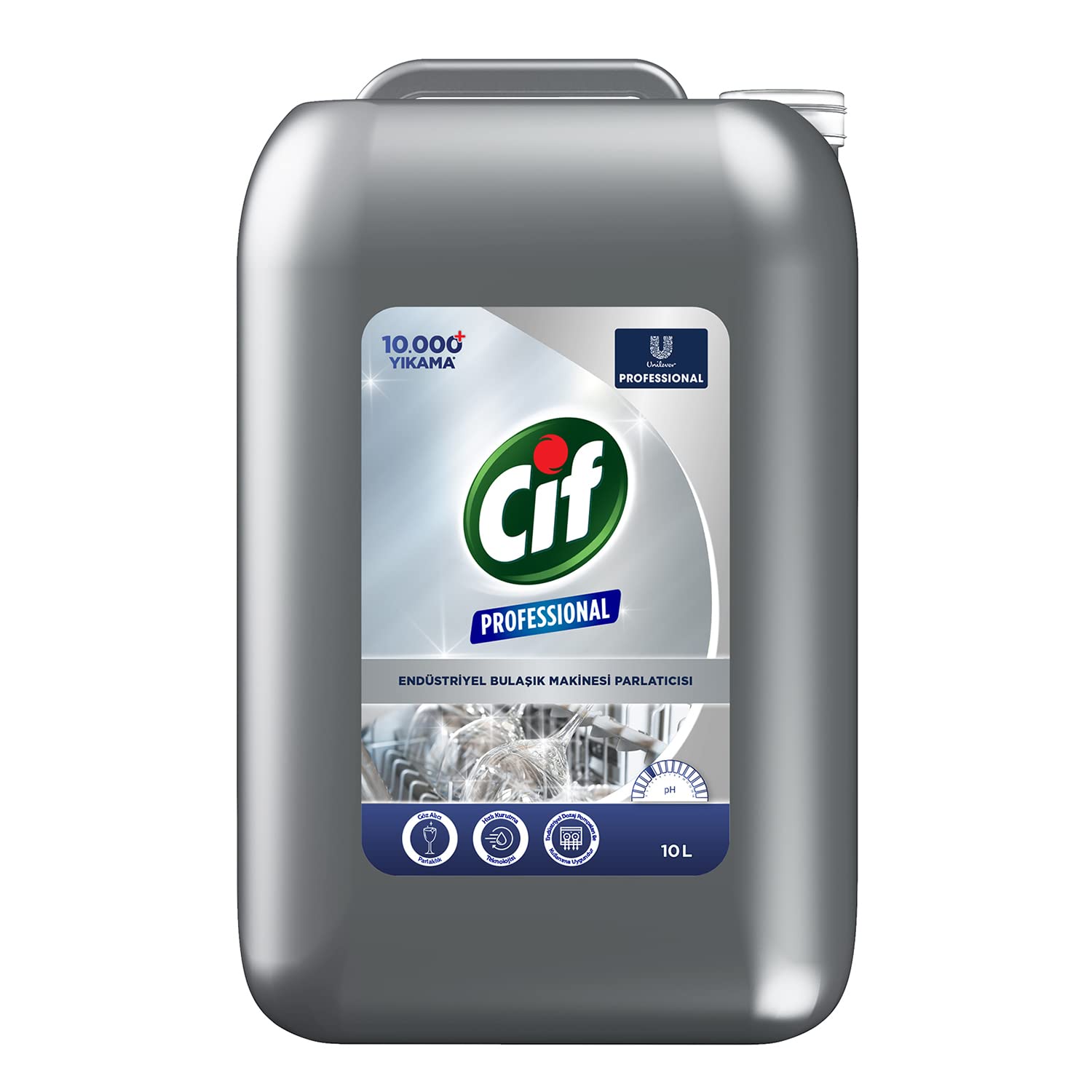 Cif Professional Endüstriyel Bulaşık Makinası Parlatıcısı 10 L