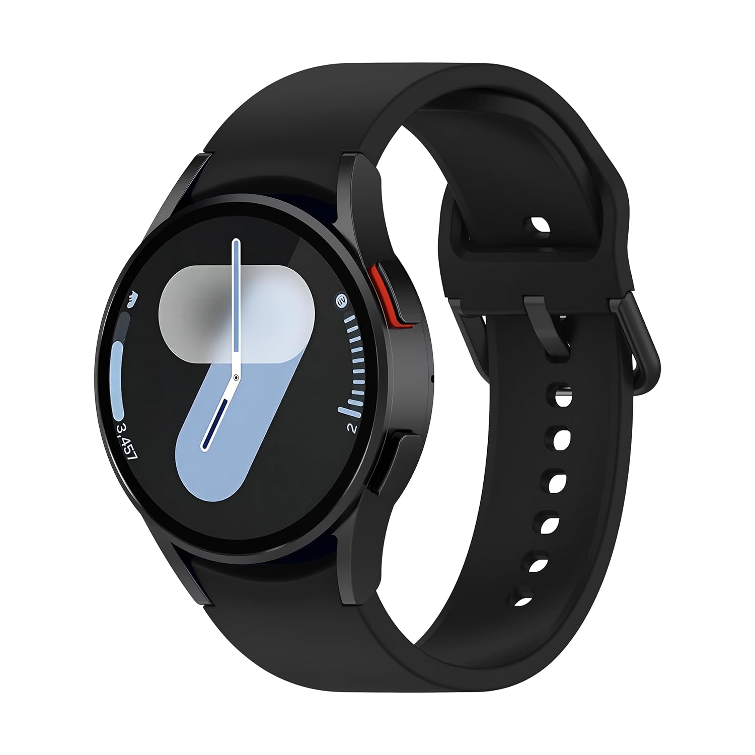 Teknoft Galaxy Watch 7/6/5/4/FE Serisi (40mm/44mm), Watch 6/4 Classic (47mm/43mm/42mm) ve Galaxy Watch 5 Pro (45mm) İçin Konforlu ve Yumuşak 20mm Kavisli Silikon Kordon