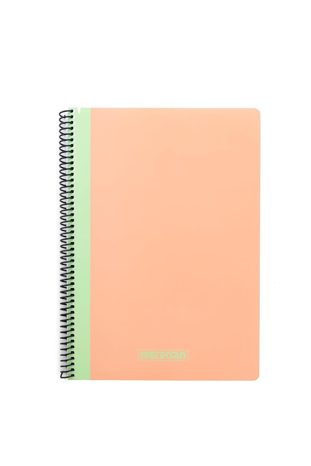 Meteksan Pruva Pastel Serisi, A4 100 Yaprak Çizgili Karton Kapaklı Pet Spiralli Defter, Pembe