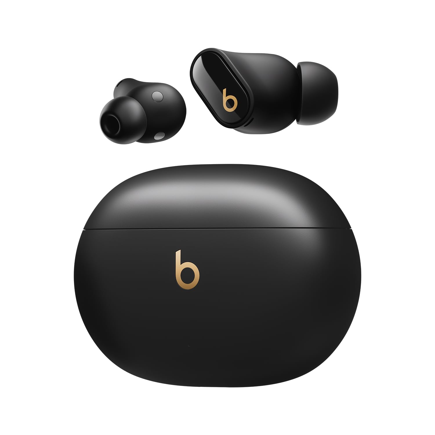 Beats Studio Buds +|Gürültü Önleme Özellikli Gerçek Kablosuz Kulaklık, Apple ve Android ile Gelişmiş Uyumluluk, Yerleşik Mikrofon, Tere Dayanıklı Bluetooth Kulaklık - Siyah/Altın