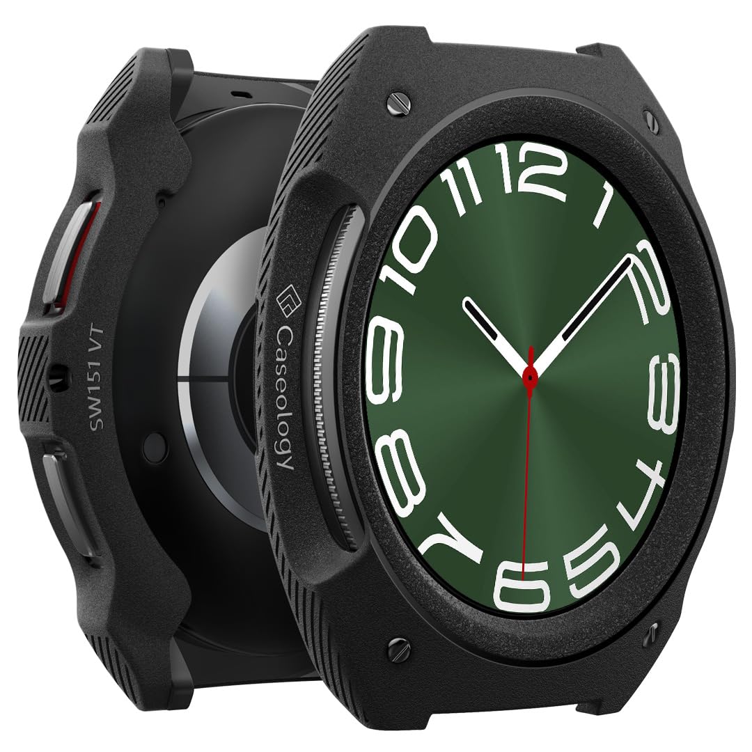 Caseology Spigen Galaxy Watch 6 Classic (47mm) Kılıf Vault Matte Black - ACS06491