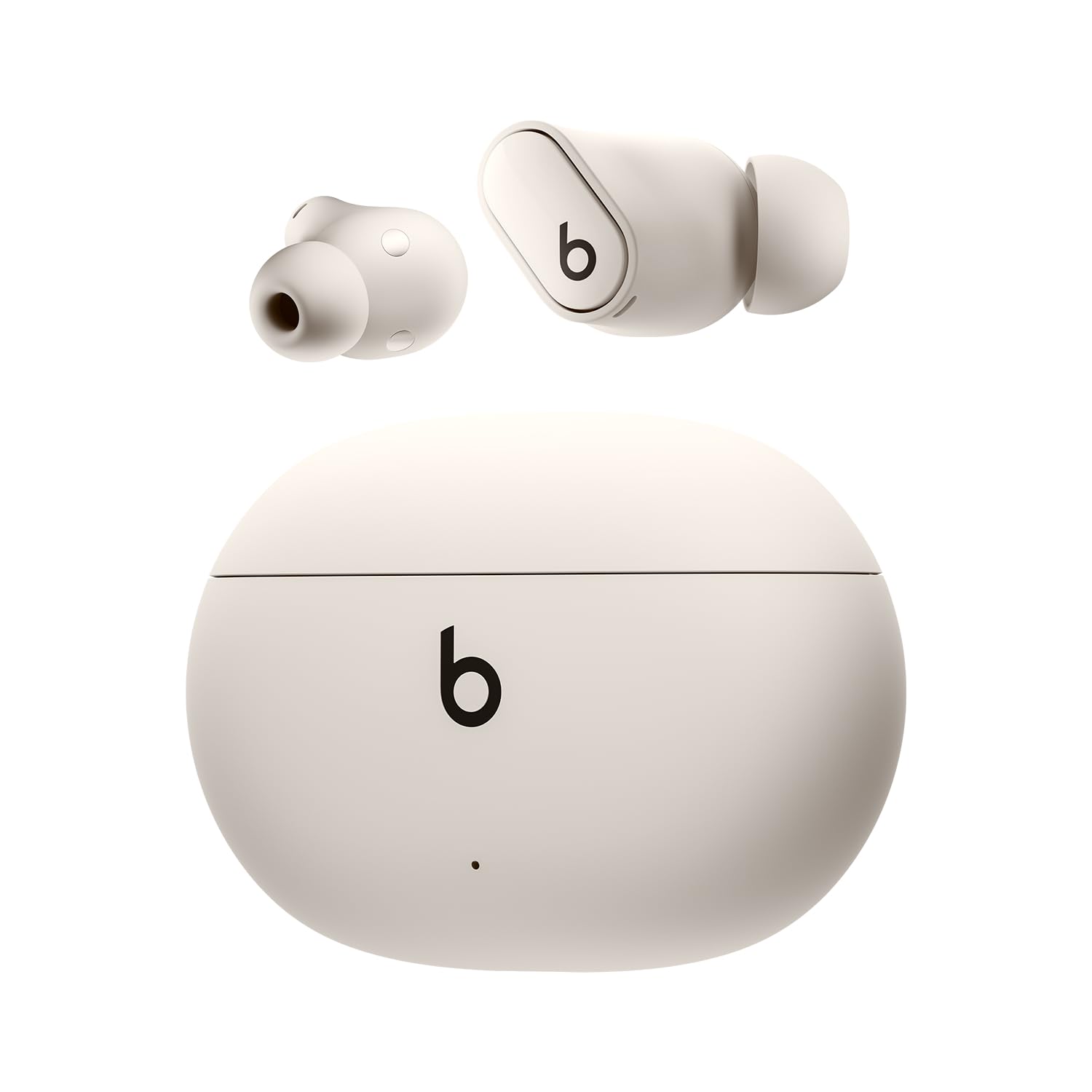 Beats Studio Buds +| Gürültü Önleme Özellikli Gerçek Kablosuz Kulaklık, Apple ve Android ile Gelişmiş Uyumluluk, Yerleşik Mikrofon, Tere Dayanıklı Bluetooth Kulaklık - Şeﬀaf