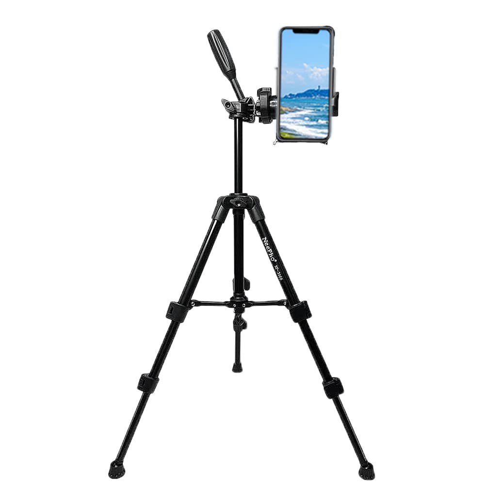 Coverzone Tripod Cep Telefonu Video Kamera Aksiyon Kamera 105 cm Yükseklik Masaüstü Portatif Taşınab