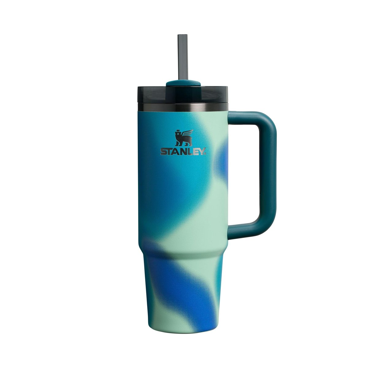 STANLEY Quencher H2.0 FlowState Pipetli Termos Bardak 0.89 Litre - Coastal Teal | Paslanmaz Çelik