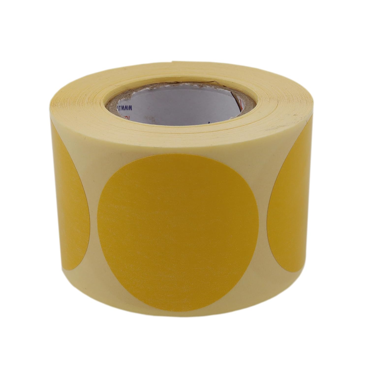 hazır etiketler , hazır al hızlı al Kuşe Daire Renk Baskılı Çap Etiketi 50mm X 50mm Ölçülerinde Yuvarlak Çıkartma Sticker 500 Adet Kendinden Yapışkanlı Rulo Etiketi Barkod Yazıcılar ile Uyumlu 40mm Kuka Kağıt Bazlı Etiket (SARI)