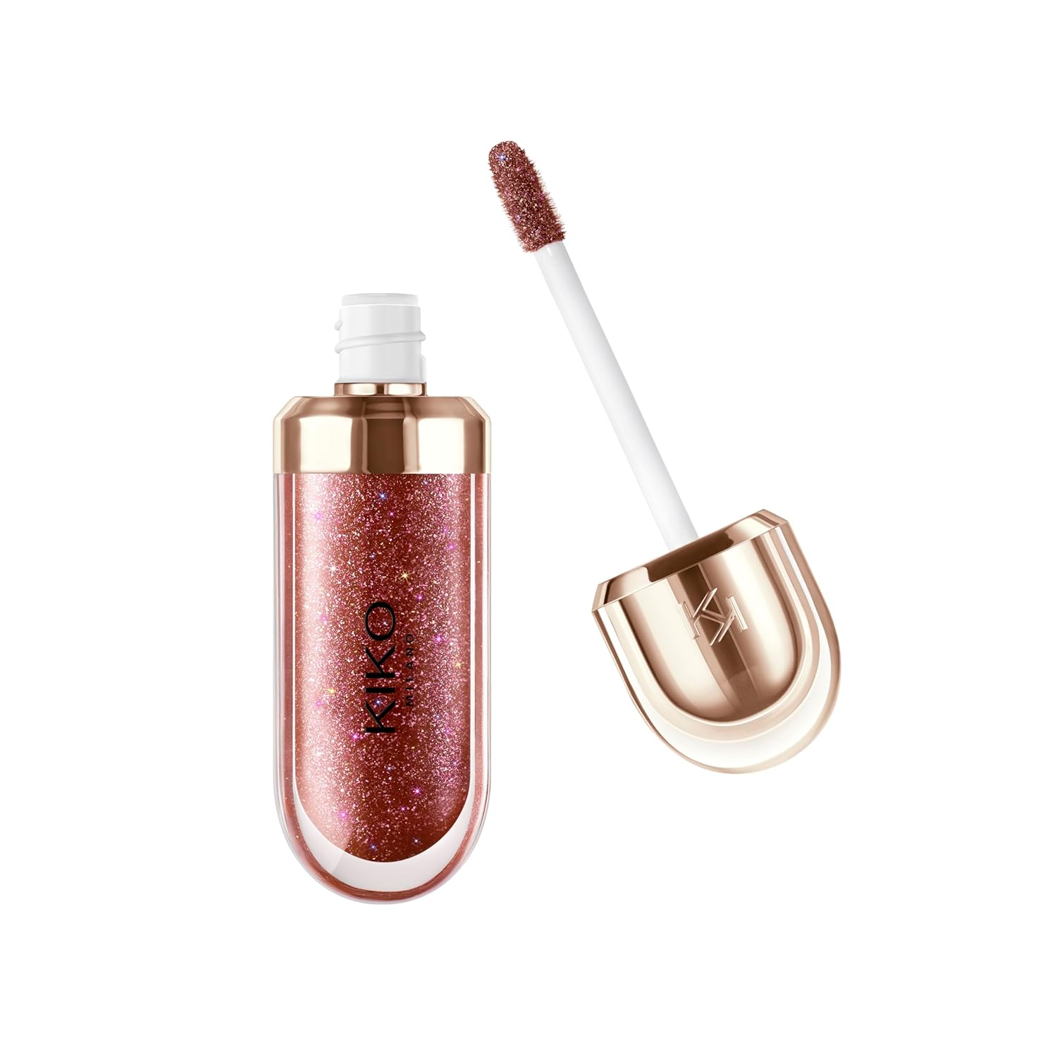 Kiko Milano Dudak Parlatıcısı-3D Hydra Lip Gloss Limited Edition-44 Disruptive Brown-Besleyici ve Nemlendirici
