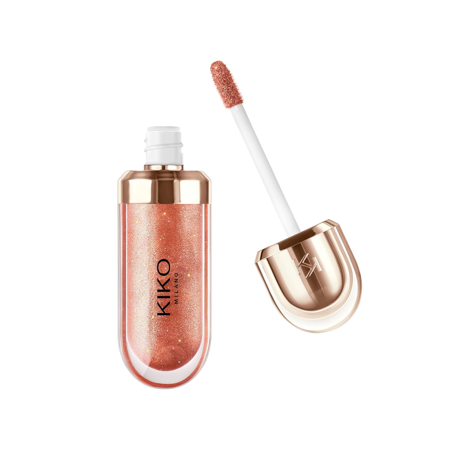 Kiko Milano Dudak Parlatıcısı-3D Hydra Lip Gloss Limited Edition-42 Charming Copper-Besleyici ve Nemlendirici