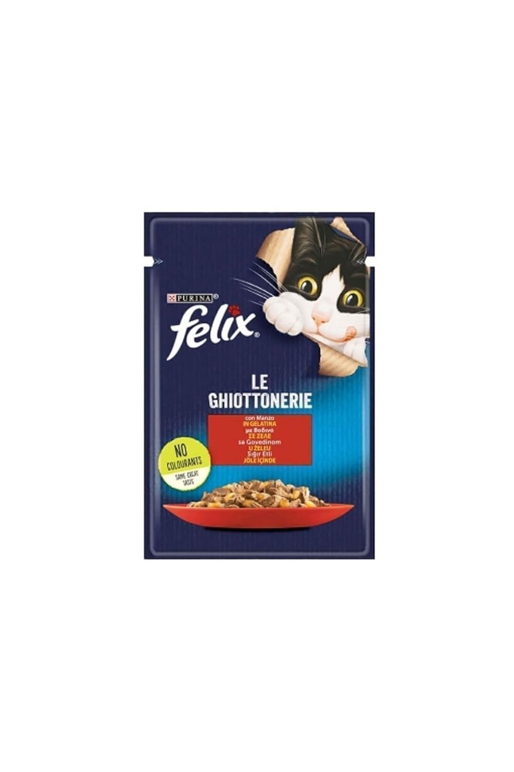 Felix Sığır Etli Yetişkin Kedi Konservesi Pouch 85 Gr