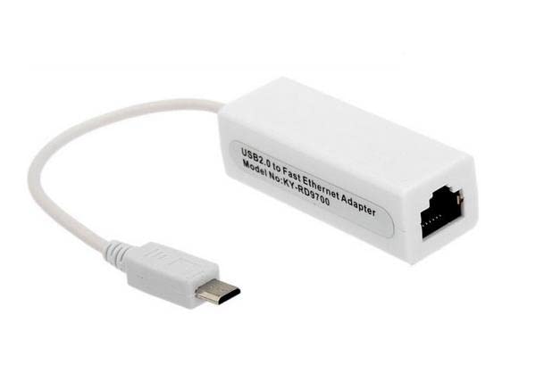 Micro USB To Ethernet Çevirici Dönüştürücü Adaptör
