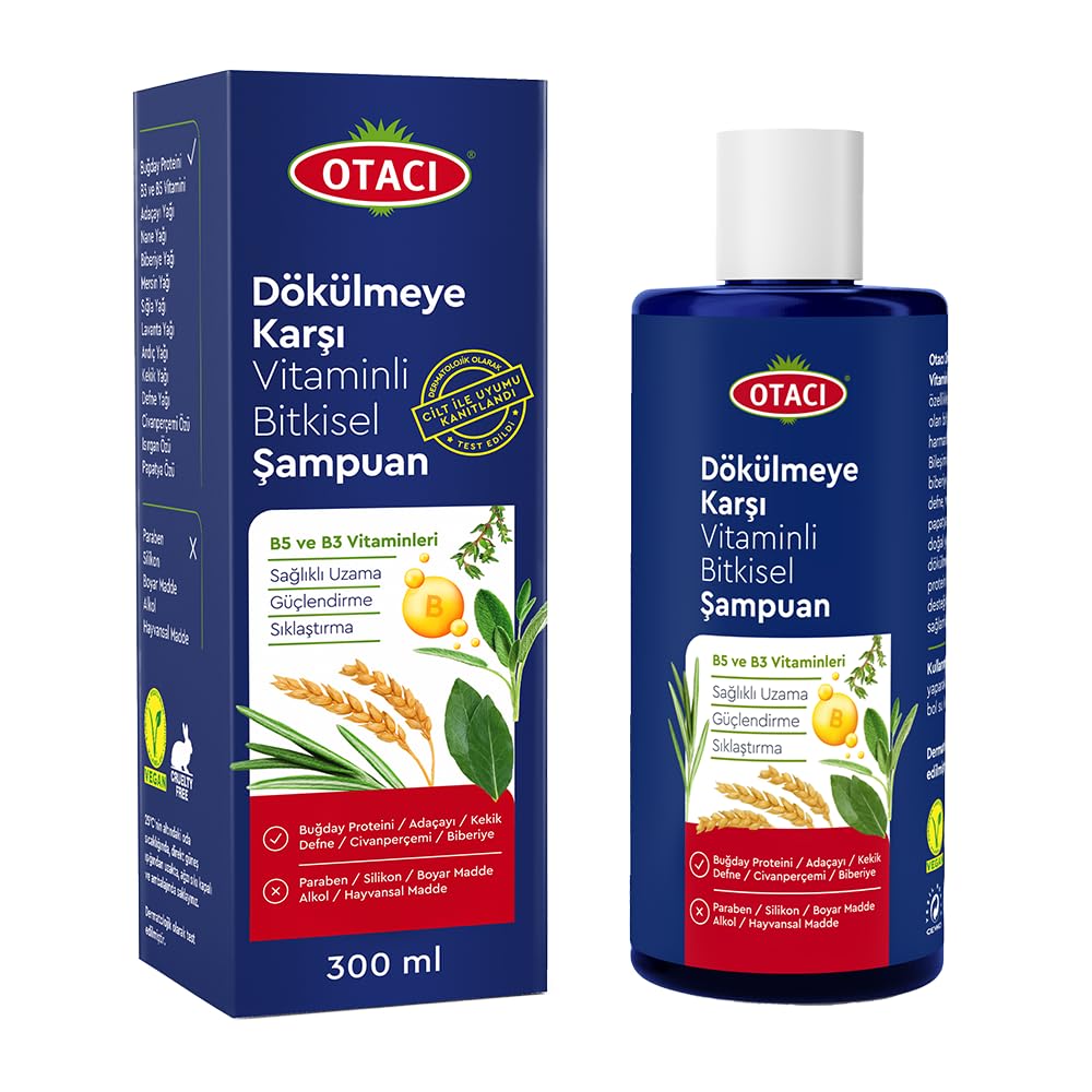 Otacı Dökülmeye Karşı Vitaminli Bitkisel Şampuan