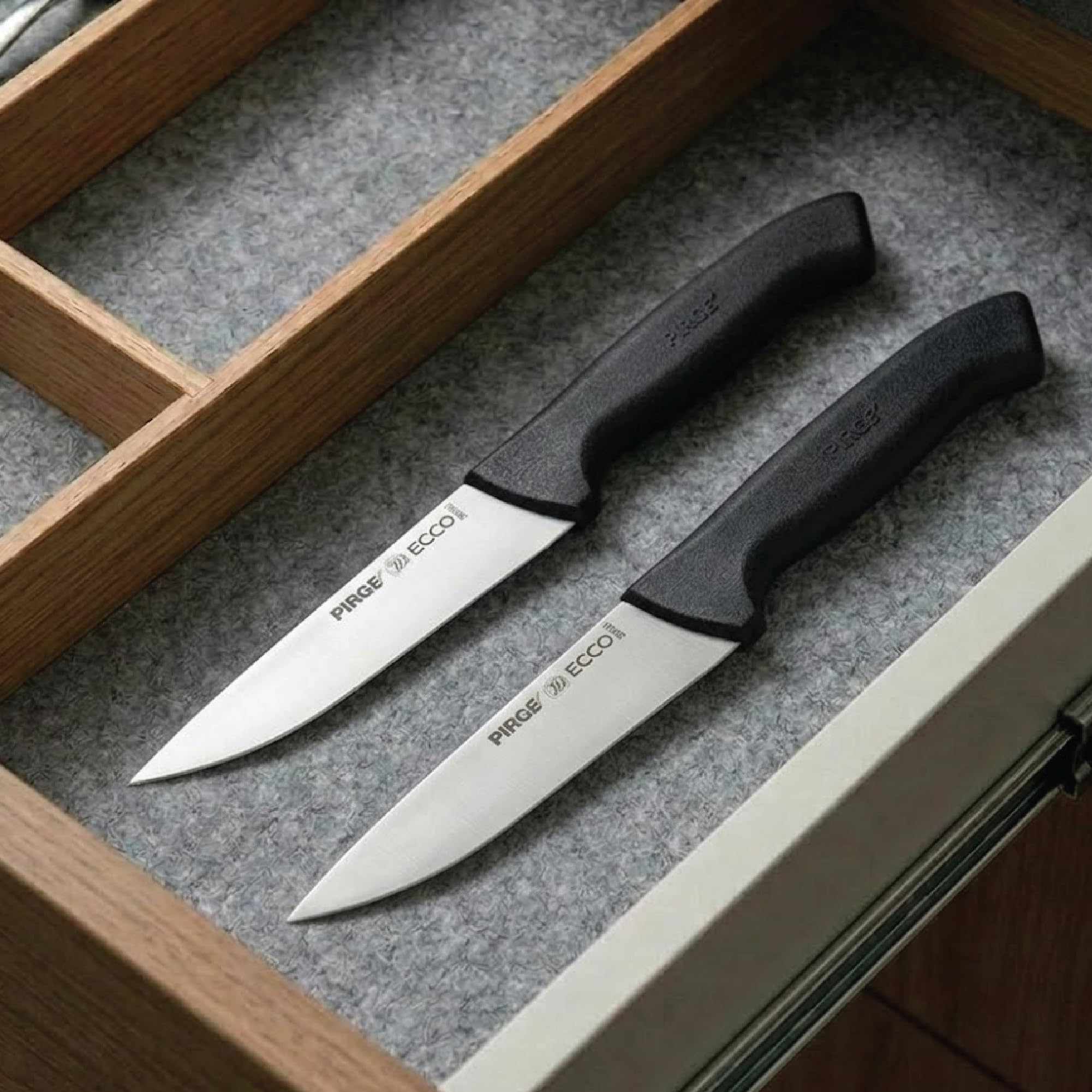 Pirge Kasap Et Bıçağı Ecco 1 No 38101 14,5cm Siyah