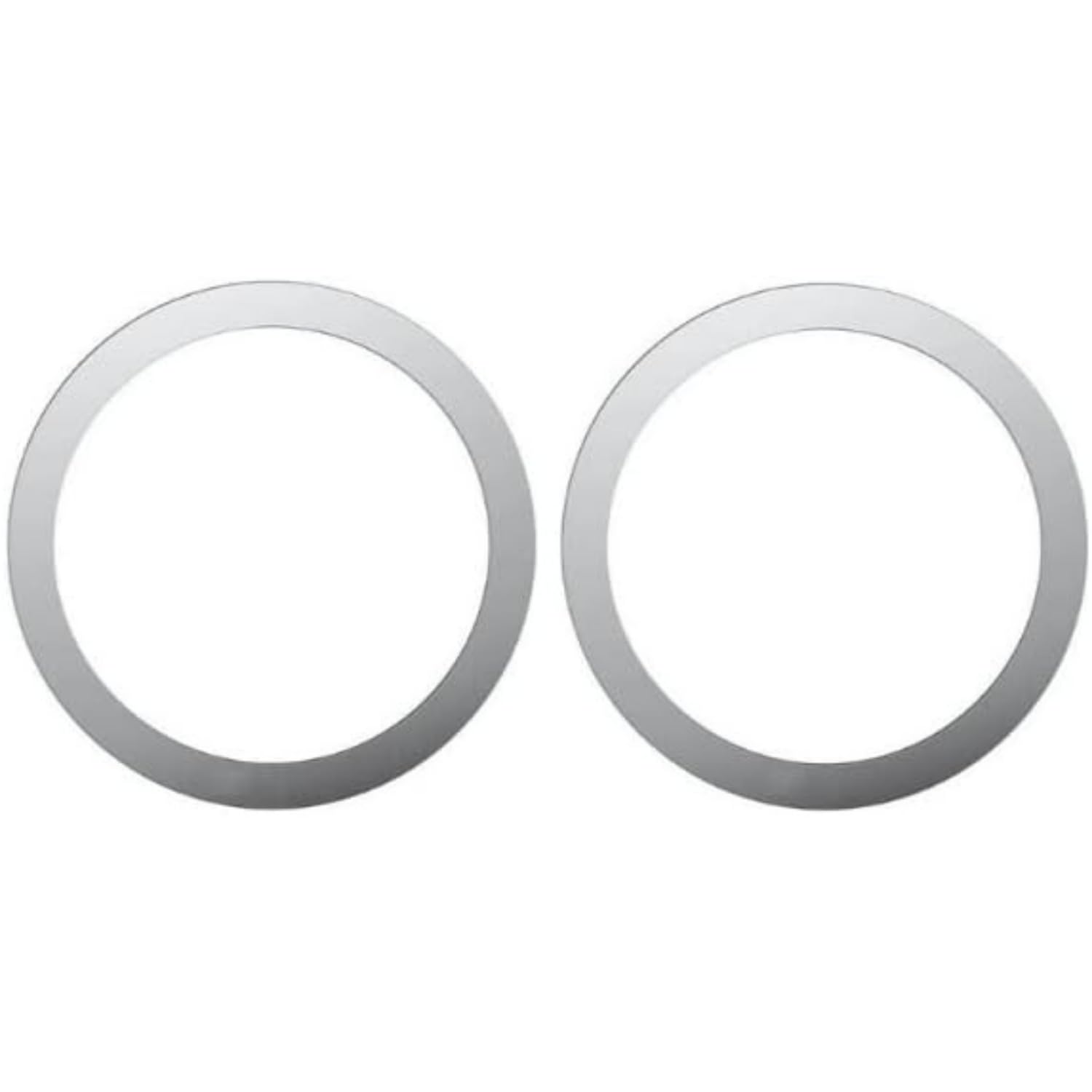 LivX Power Metal Magsafe Halka Yüzük Ring iPhone 8 ve Üstü Model ile Uyumlu Gümüş 2'li Paket LVRNG2
