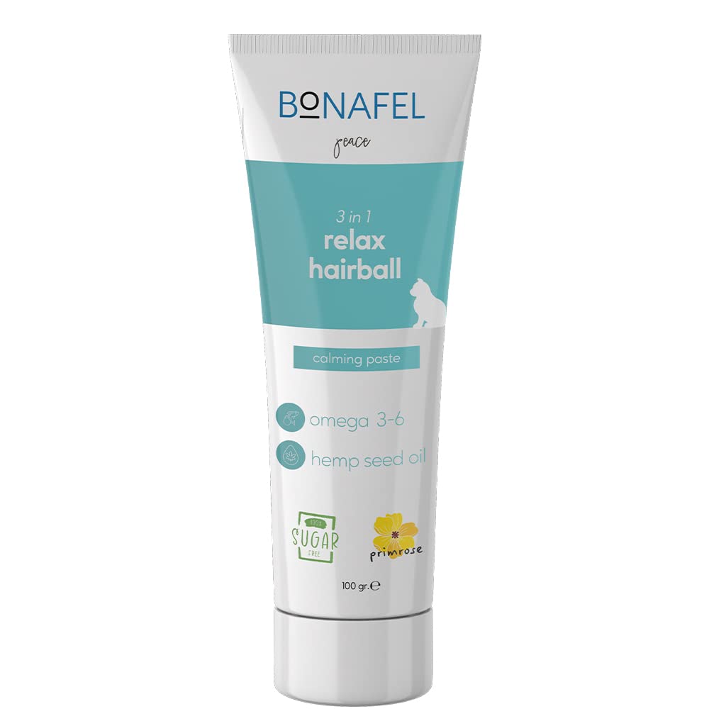 Bonafel Peace Kediler için Anti-Stress Etkili Tüy Yumağı Önleyici Macun 100 gr